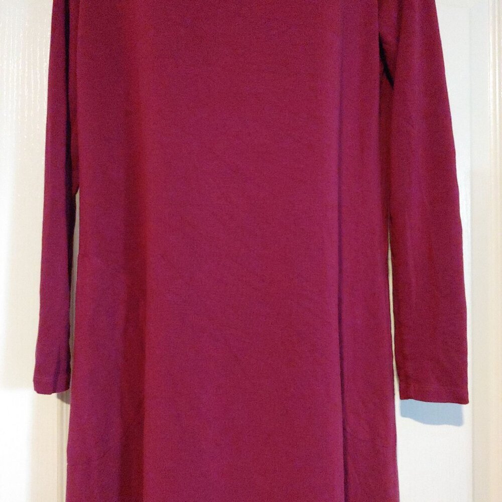 Bryn Walker Philippa Dress in Firelight Red Lagom Minimalist Pockets L USA - Picture 4 of 10